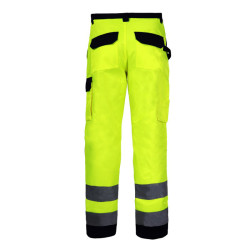 pantalon reflectorizant premium / verde - l