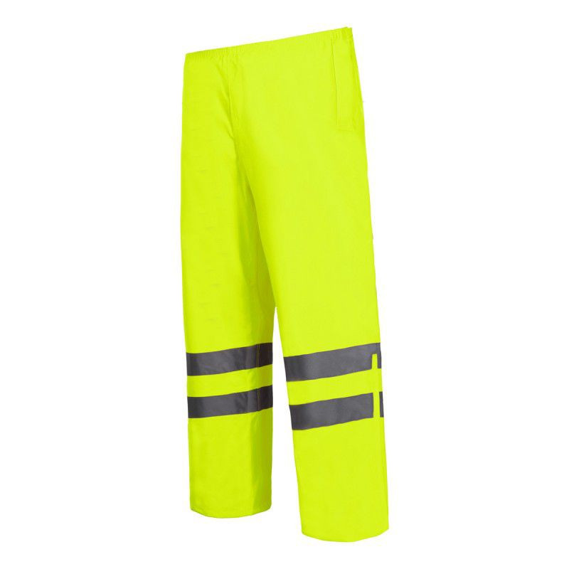 pantalon reflectorizant impermeabil / verde - s
