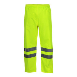 pantalon reflectorizant impermeabil / verde - s