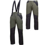 pantalon multifunctional cu bretele / kaki - s