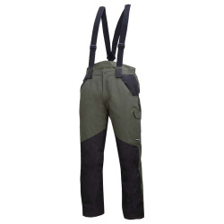 pantalon multifunctional cu bretele / kaki - m