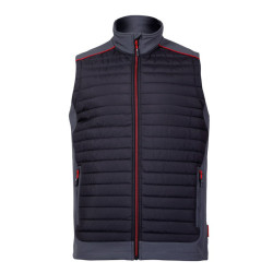 vesta matlasata / negru-gri - 2xl