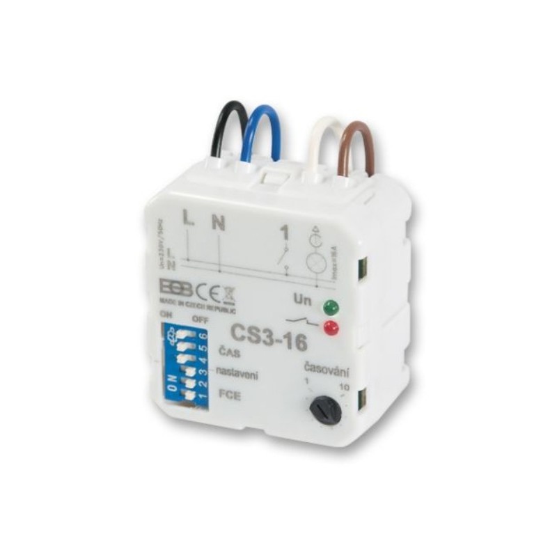 Temporizator ELEKTROBOCK CS3-16 multifuncțional ST Montare Sub Tencuiala, Temporizator ELEKTROBOCK CS3-16 multifuncțional -1, dioda.ro