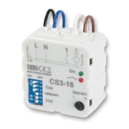 ST Montare Sub Tencuiala, Temporizator ELEKTROBOCK CS3-16 multifuncțional -1, dioda.ro