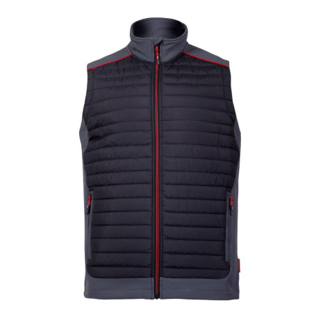 vesta matlasata / negru-gri - 3xl