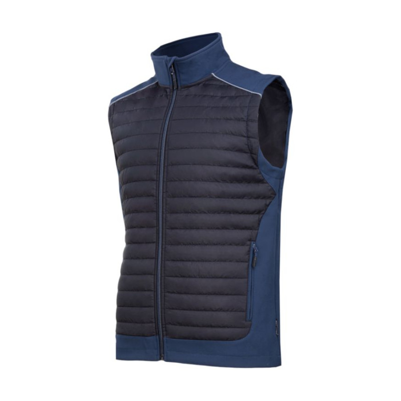 vesta matlasata / negru-bleumarin - 2xl