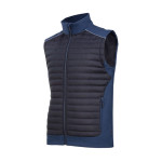 vesta matlasata / negru-bleumarin - 2xl