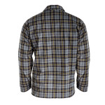 camasa flanel cu carouri groasa / gri - m