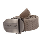 curea poliester-bumbac cu catarama metal 130cm / kaki