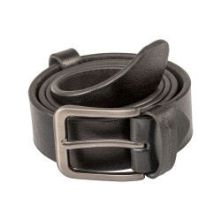 curea piele naturala cu catarama metal / 90cm