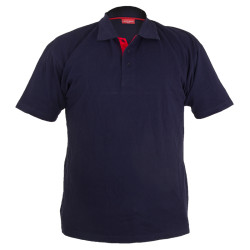 tricou bumbac polo / albastru - s