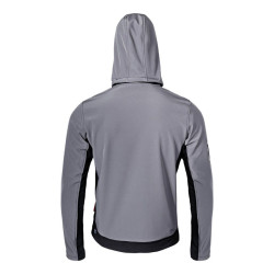 jacheta elastica cu gluga / gri - 2xl