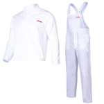 costum lucru subtire / alb - 2xl/h-188