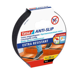 banda adeziva antiderapanta 25mm / 5m - negru