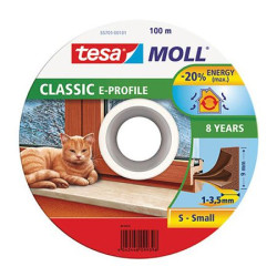 rola profil etansare tip-e - 9mm/100m / alb