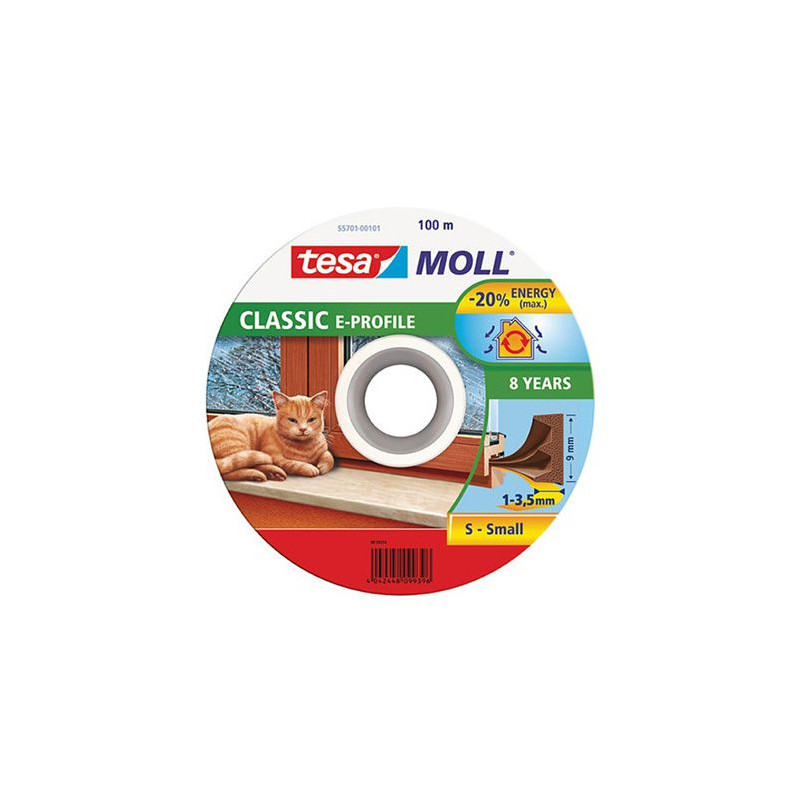 rola profil etansare tip-e - 9mm/100m / alb