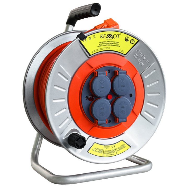 tambur prelungitor electric metalic 3x2.5mm 20m