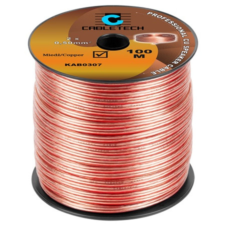 cablu difuzor 0.5mm cu transparent