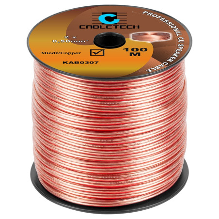 cablu difuzor 0.5mm cu transparent