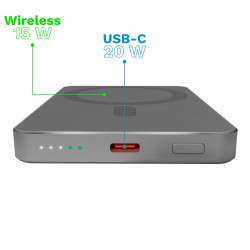 power bank 5000 mah mag safe kruger&matz