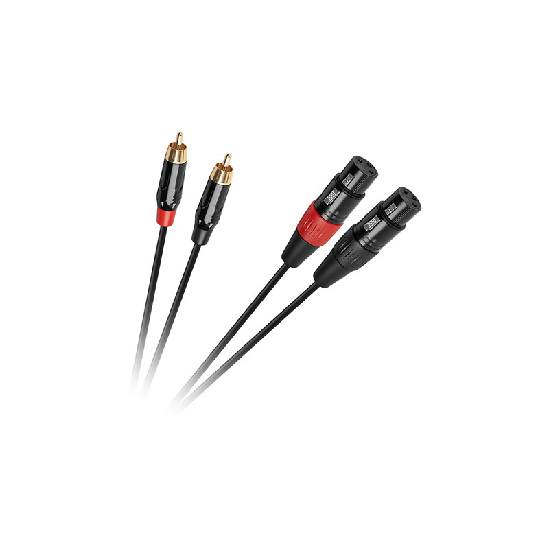 cablu xlr - 2rca 1m cabletech