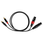 cablu xlr - 2rca 1m cabletech