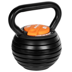 kettle bell ajustabil 6 talere 3.5-18kg rebel active