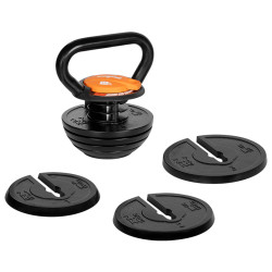 kettle bell ajustabil 6 talere 3.5-18kg rebel active