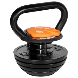 kettle bell ajustabil 6 talere 3.5-18kg rebel active