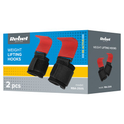 set 2 carlige ridicare greutati rebel active