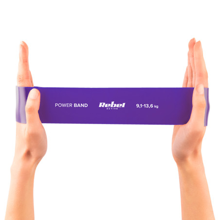 set 5 benzi elastice latex mini band 2-18kg rebel activ