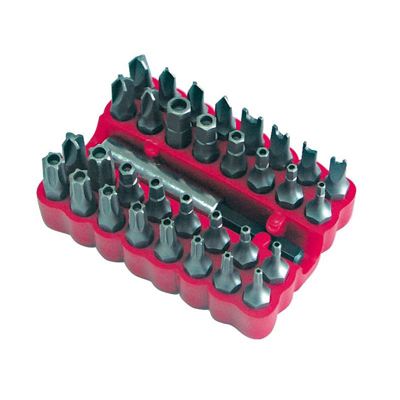 set varfuri 1/4" cu orificiu securitate - 33p.