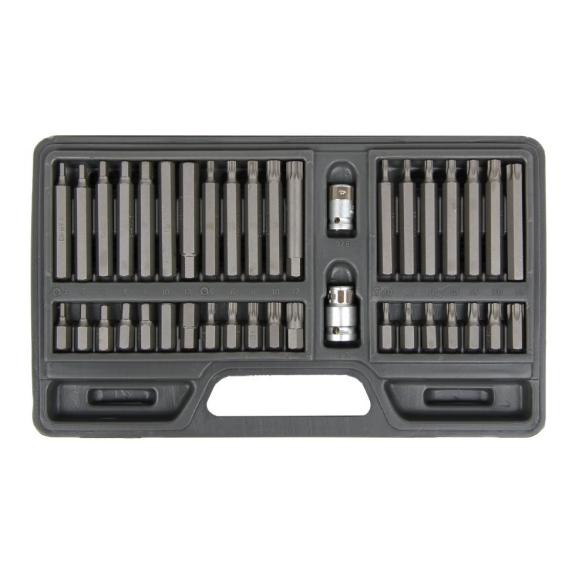 set varfuri hexagonale/canelate/torx cr-va s2 - 40p.