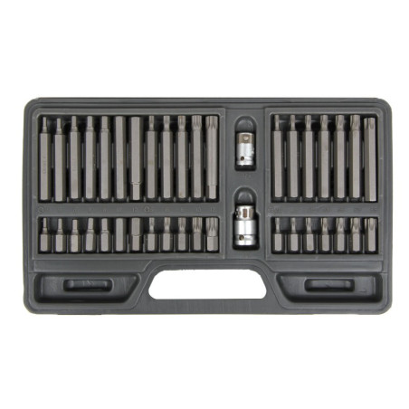 set varfuri hexagonale/canelate/torx cr-va s2 - 40p.