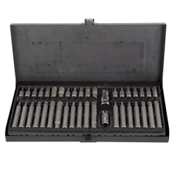 set varfuri hexagonale/canelate/torx cr-va s2 - 40p.