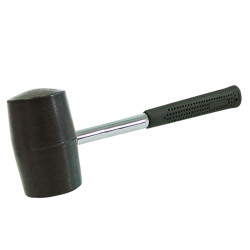 ciocan cauciuc rigid cu maner metalic 65mm / 680g