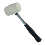 ciocan cauciuc moale cu maner metalic 65mm / 450g