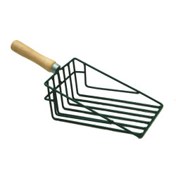 lopatica metalica tip grilaj pentru legume 150x350mm