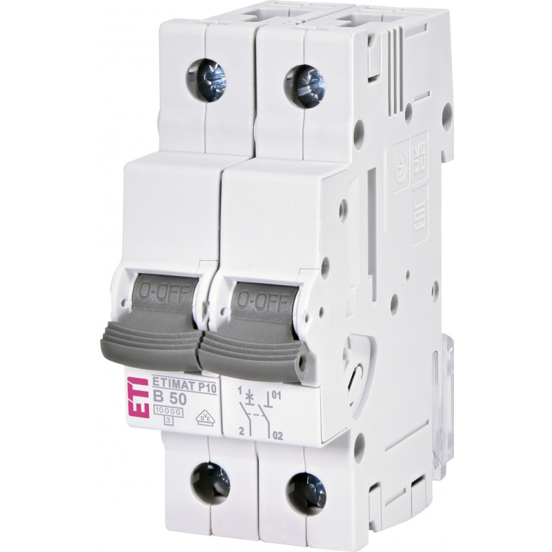 intrerupator de circuit etimat p10 1p+n b50 001901115
