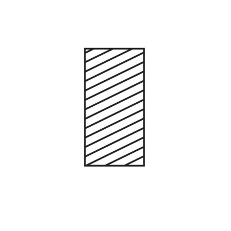 dreptar aluminiu / 2 bule - 2500mm