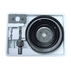 trusa carote lemn si rigips 64-127mm/25mm - 9p.