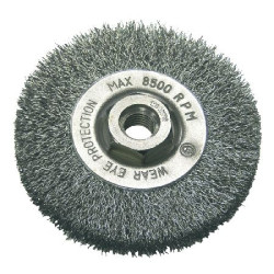 perie sarma tip circular cu filet 115mm