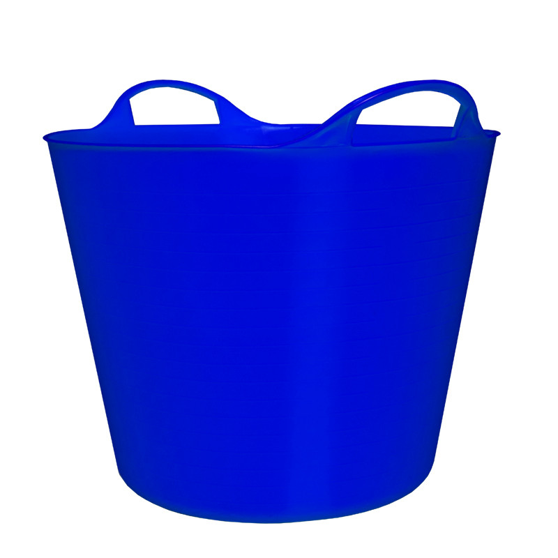 recipient flexibil cu manere - 27l / albastru