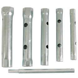 set chei tubulare duble cu tija operare 8-17mm - 6p.