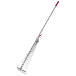 grebla metalica cu maner si reglaj latime / 15 dinti