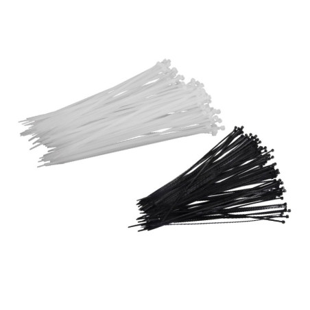 fasete legatura uv rezistente albe 3.6x300mm, 100/set