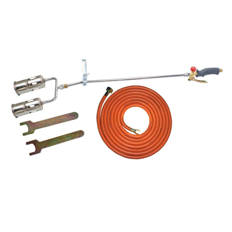 arzator parjolire acoperis cu duza dubla 2x60mm / 5m