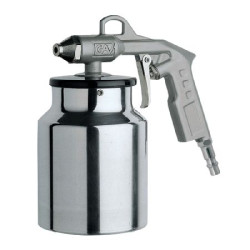 pistol pentru grunduit cu rezervor inferior