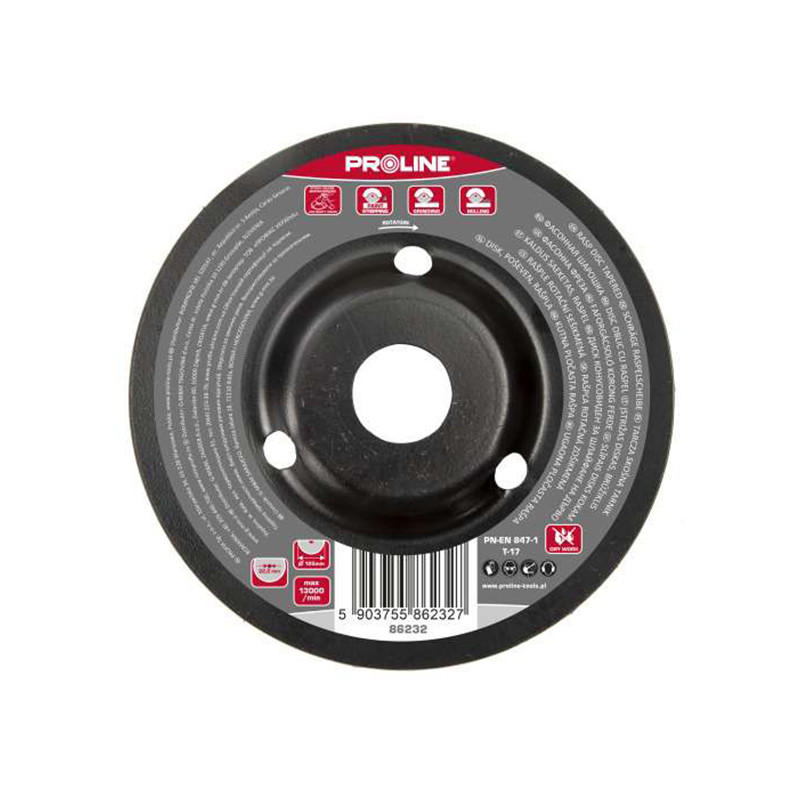 disc raspel conic / fin - 125mm