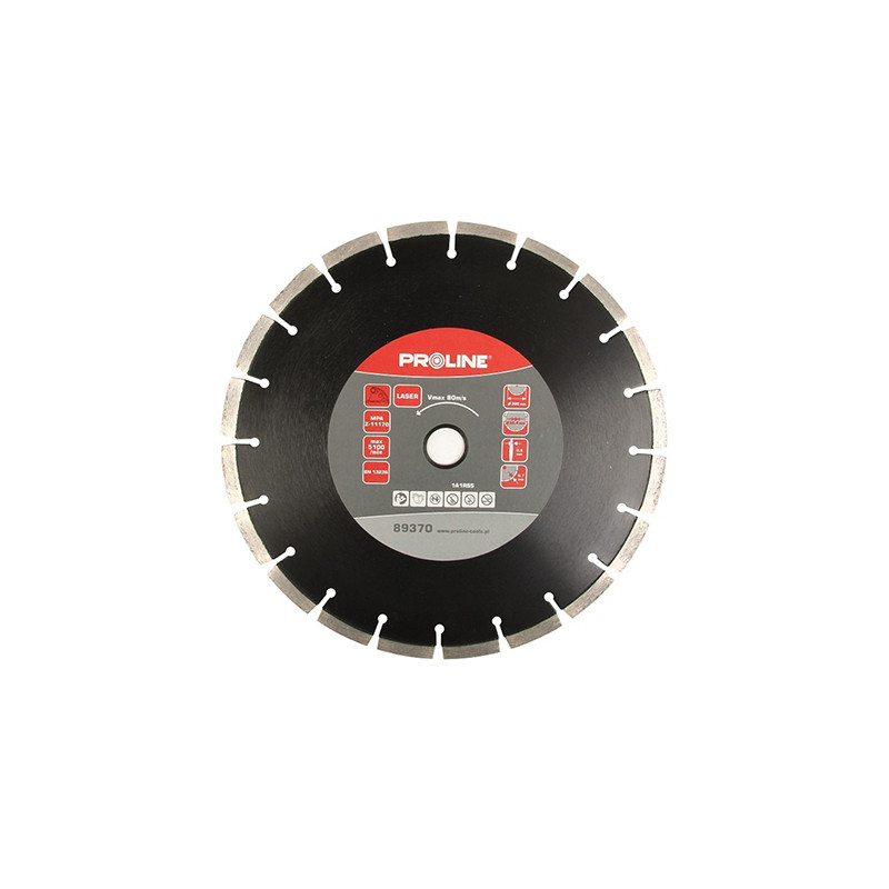 disc diamantat segmentat laser de beton 300mm / 25.4mm